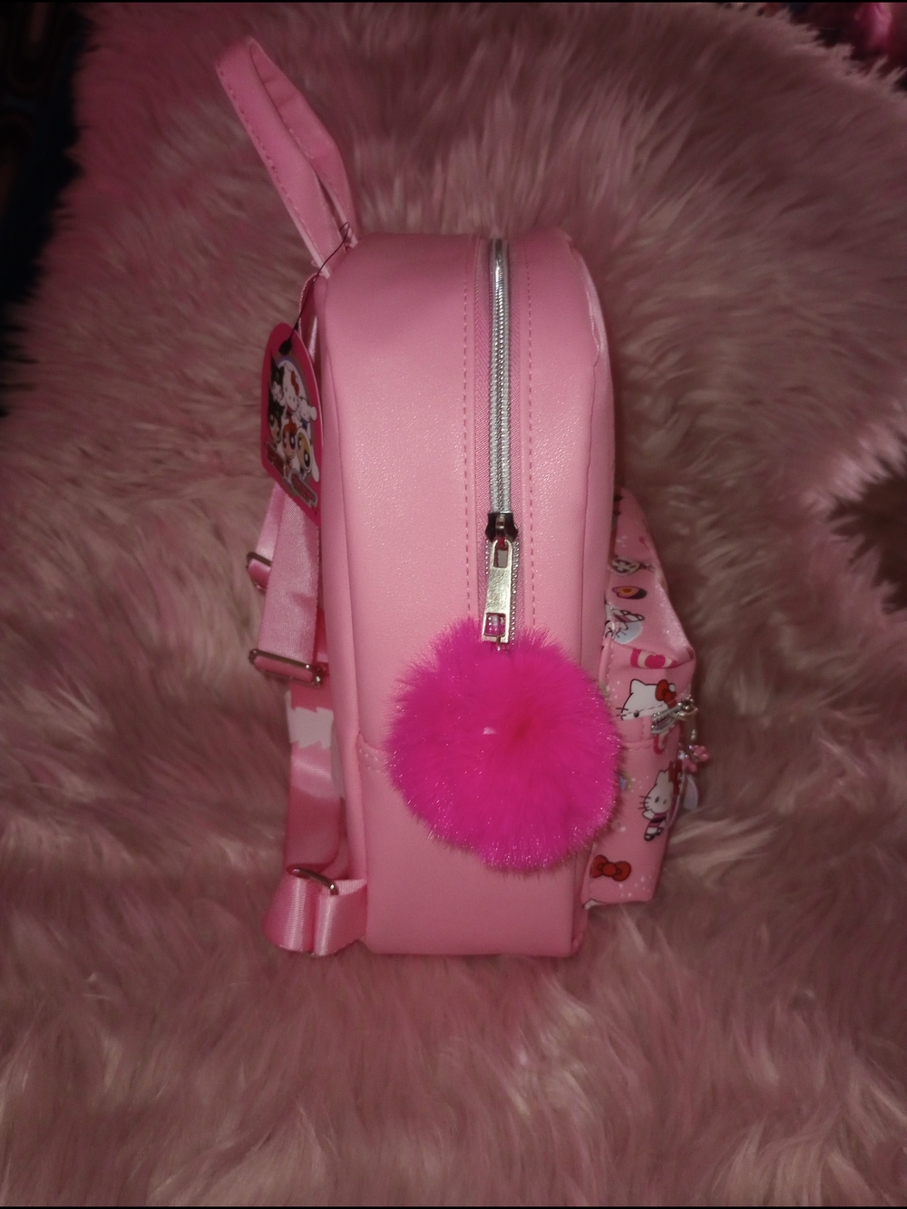 Hello Kitty x Powerpuff Collab Sweet Pink Mini Backpack - Picture 6 of 6